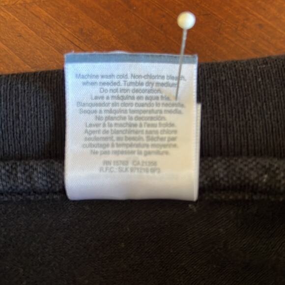 Hanes Mens XL Black Golf Polo Shirt Lu Lu’s Maui Embroidered Logo - Picture 9 of 9